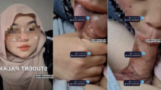 Student Palam Malaysia Chubby Hijab BJ Lumer Dimulut