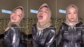 Miss Mocca Matchacy Hijab Cosplay Spiderwoman Drible