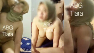 Mamih Tiara Berhijab Kentu Threesome Viral Sampai Puas